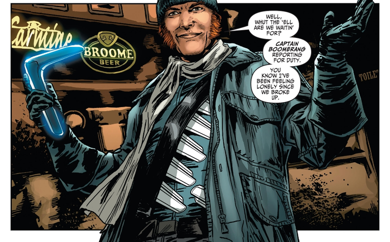 Illustration for article titled Captain Boomerang Is One Stylish Boomerang Thrower On Arrow